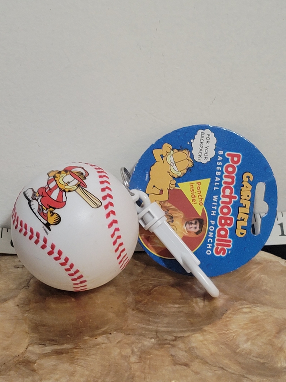 Garfield PonchoBall Kids Baseball Toy - White with Red Stitching
